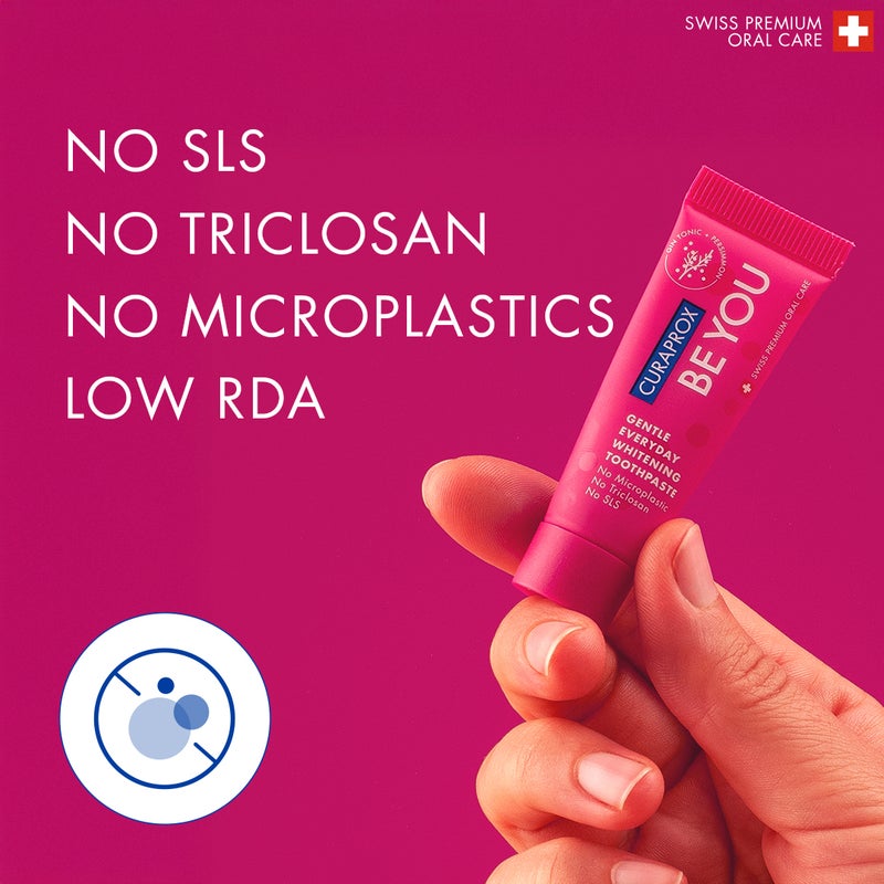 CURAPROX Be You Six-Taste-Pack | Mini Travel Size Toothpaste & Toothbrush Kit | Convenient, Eco-Friendly Oral Care Set for On-the-Go | Perfect for Travel - Image 3